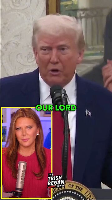Captioned - Trump said Our Lord is Our King