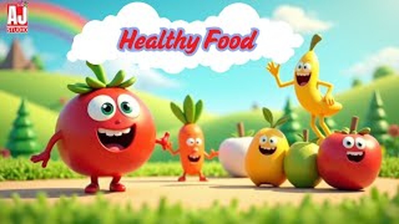 Healthy Food, Happy Kids! 🍎🥦 Learn Food Benefits 😊