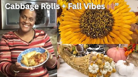 How to Make Cabbage Rolls Step by Step | Homemade Recipe + Marshalls Fall Decor Tour