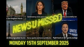 NEWS U MISSED WITH PAUL BROOKER & WARREN THORNTON MONDAY 15TH SEPTEMBER 2025