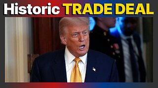 Trump just announced MAJOR TRADE deal as CNN confronts Khalil over gaza