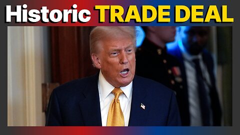 Trump just announced MAJOR TRADE deal as CNN confronts Khalil over gaza