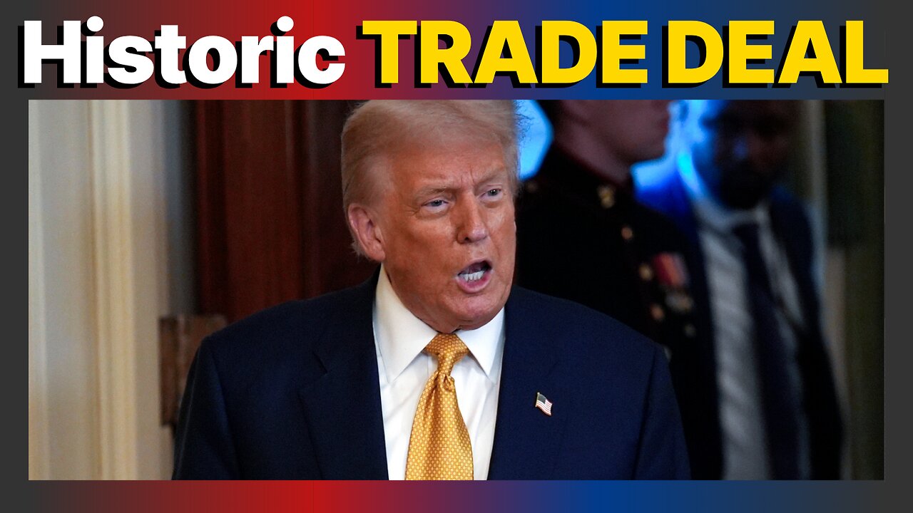 Trump just announced MAJOR TRADE deal as CNN confronts Khalil over gaza