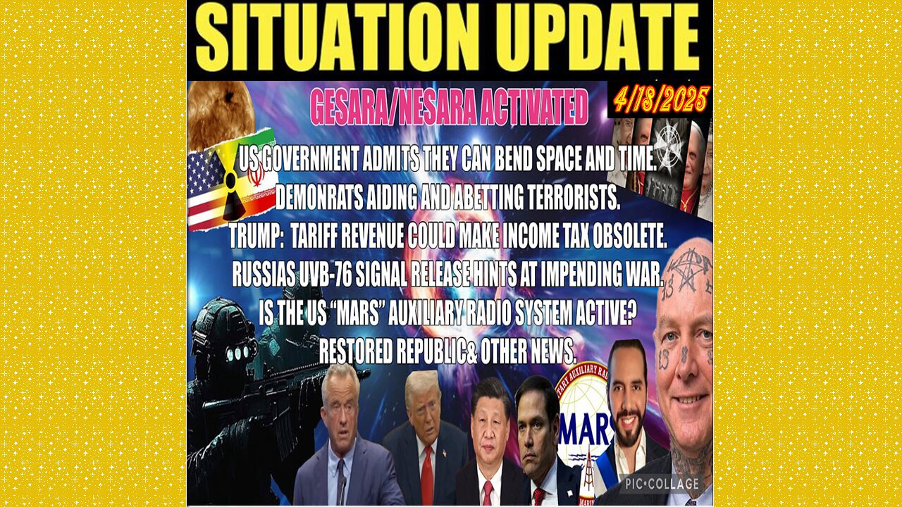 SG Anon. Juan O Savin ~ Situation Update 4/18/25 ~ Restored Republic > Judy Byington- Q+ White Hats