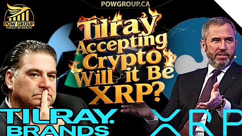 Tilray Accepting Crypto... XRP Payments Coming Soon?