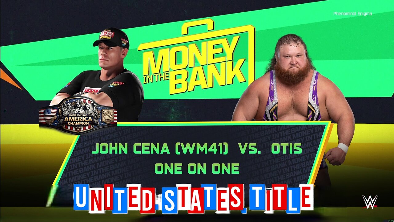 WWE 2k25 John Cena(c) vs Otis UnitedStatesTitle