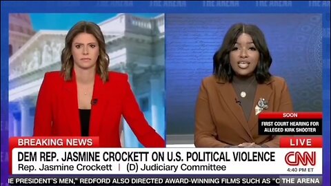 Rep Jasmine Crockett Claims The Right Is Using Kirk's Murder To Move Forward Their 'Tragic Agenda'