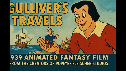 Gulliver’s Travels (1939 Animated Fantasy Film) From the creators of Popeye – Fleischer Studios