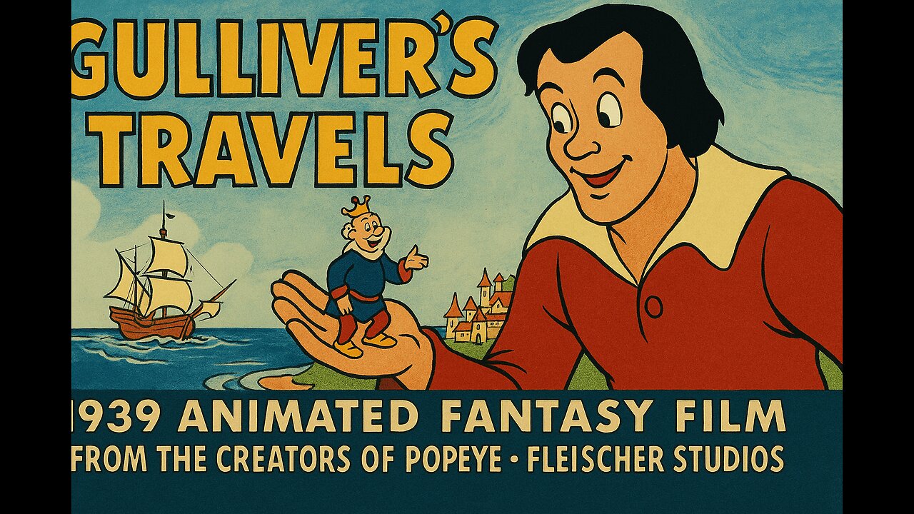 Gulliver’s Travels (1939 Animated Fantasy Film) From the creators of Popeye – Fleischer Studios
