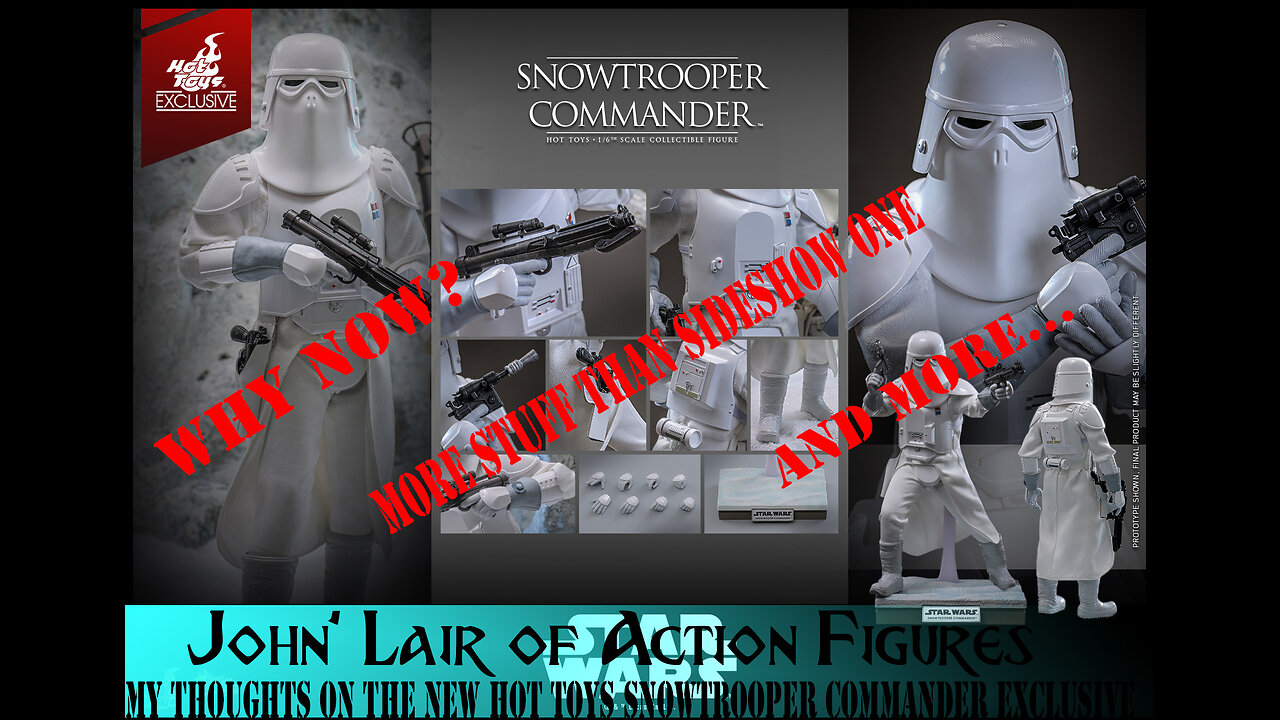 My thoughts on The Empire Strikes Back 1/6th scale Snowtrooper Commander [Hot Toys Exclusive]