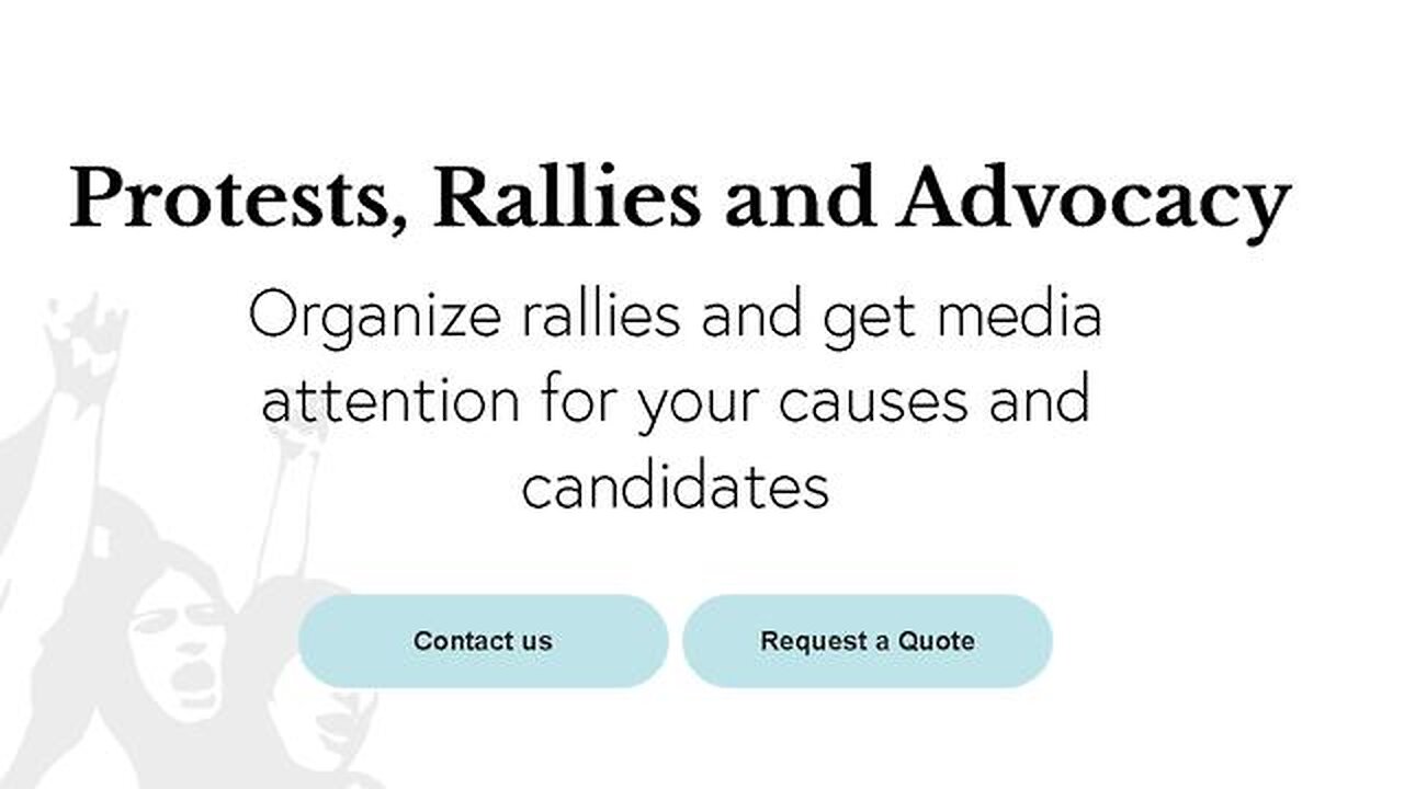 Protest are FAKE - They are staged events - Crowds On Demand