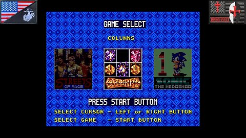 6-PAK: Columns (Sega Genesis - Attract Mode) [NA Version]
