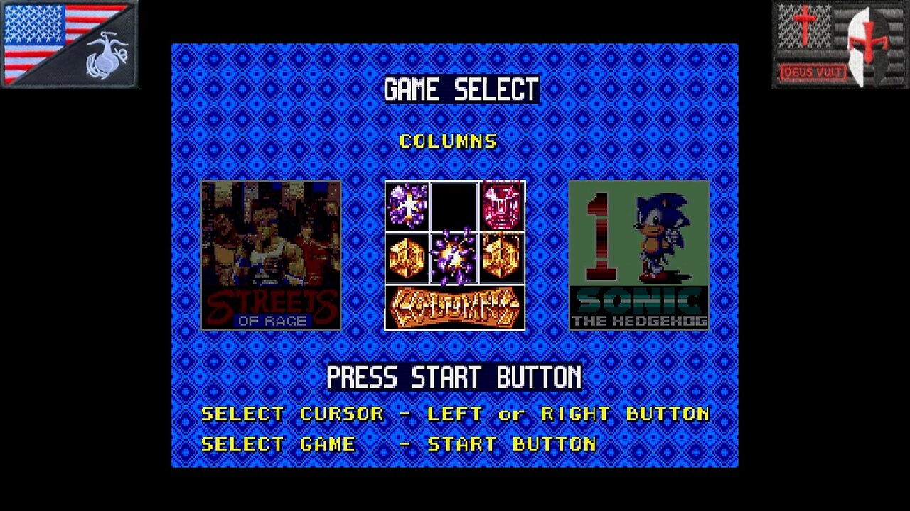 6-PAK: Columns (Sega Genesis - Attract Mode) [NA Version]