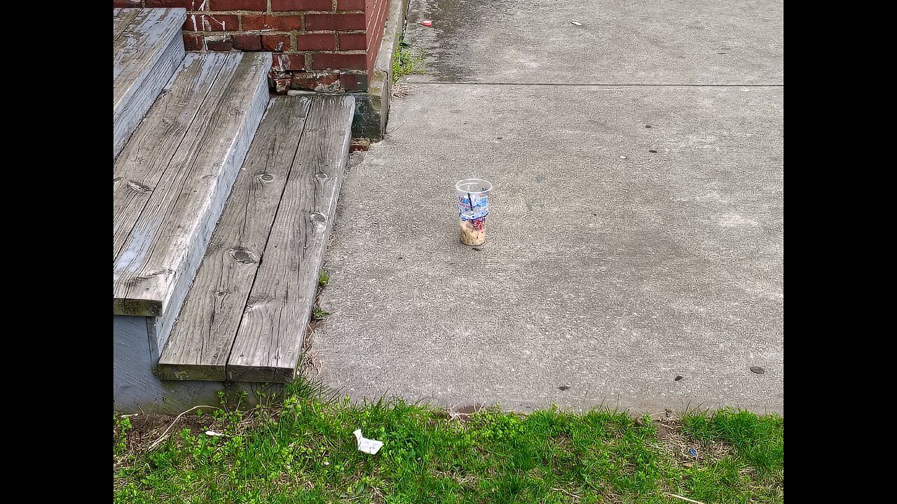 Trash leaving trash......