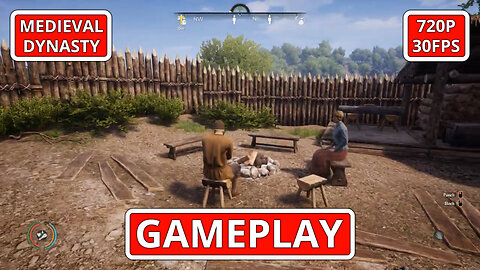 Medieval Dynasty: Gameplay (Exploring) - (PC HD) [720p30FPS]
