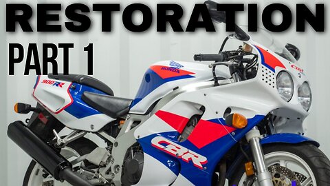Honda cbr900rr restoration part 1