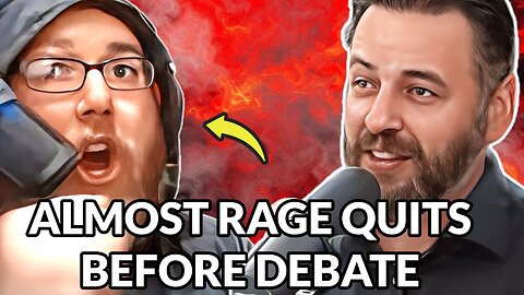 Andrew Wilson Wrecks Dude BEFORE Debate Begins!!