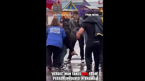 24 year old man SAVES lives by wrestling günman at Alaska State Fair..