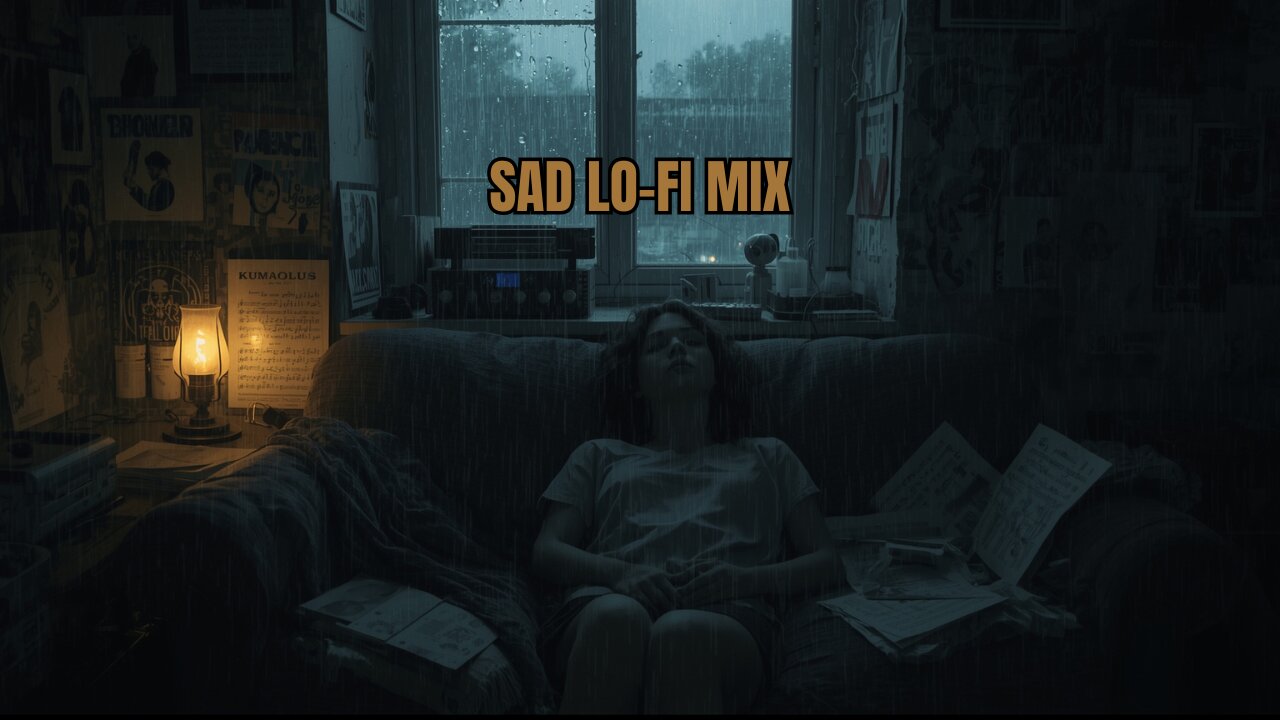 Sad Lo-fi Mix – Rainy Nights & Lonely Vibes | Chill & Relaxing Lo-fi for Broken Hearts