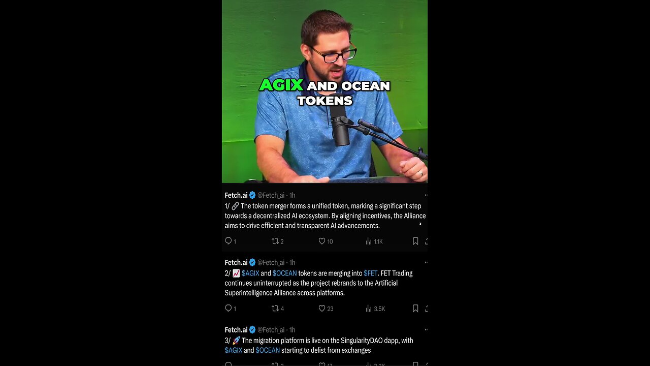 Fetch.AI Merge! AGIX & Ocean convert to ASI