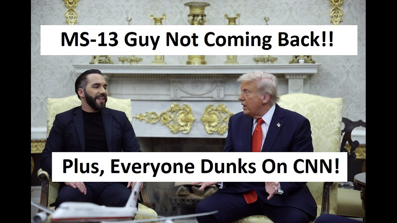 Both Presidents Say No To Returning Kilmar Abrego Garcia! And Everyone Dunks On Cnn. DEPODcast, Ep24