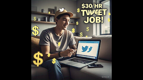 Get Paid $30/HR Just to Write Tweets from Home! 💻📲