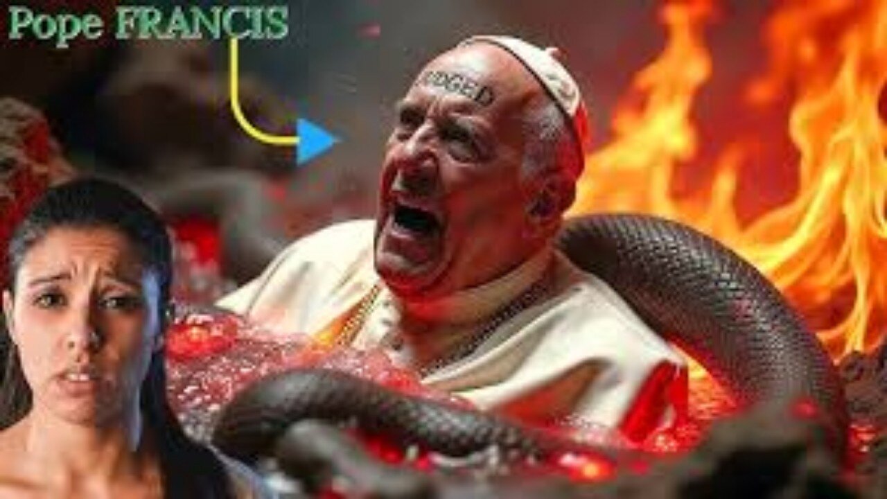 She Saw (Pope FRANCIS Regretting In HELL) So Sad 😰😰 !! (PUBLIC FIGURES MENTIONED)