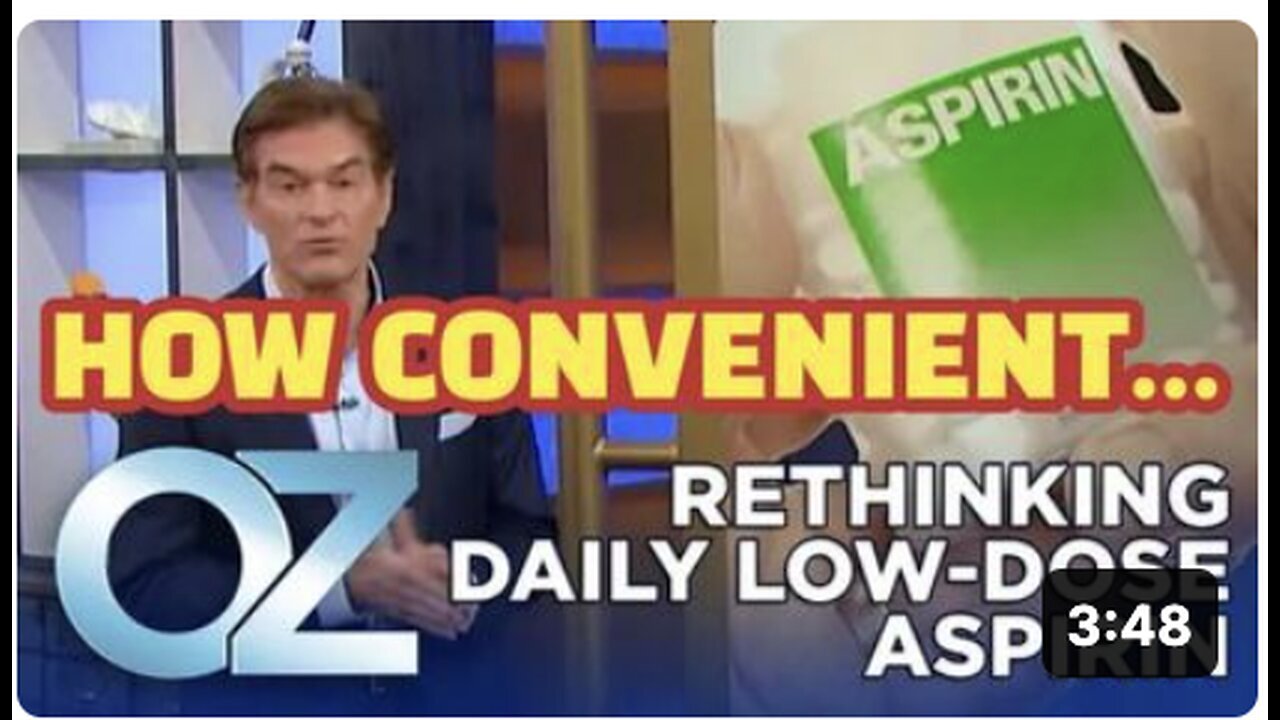 "Begin Vaccinations, Cease Aspirin Usage"