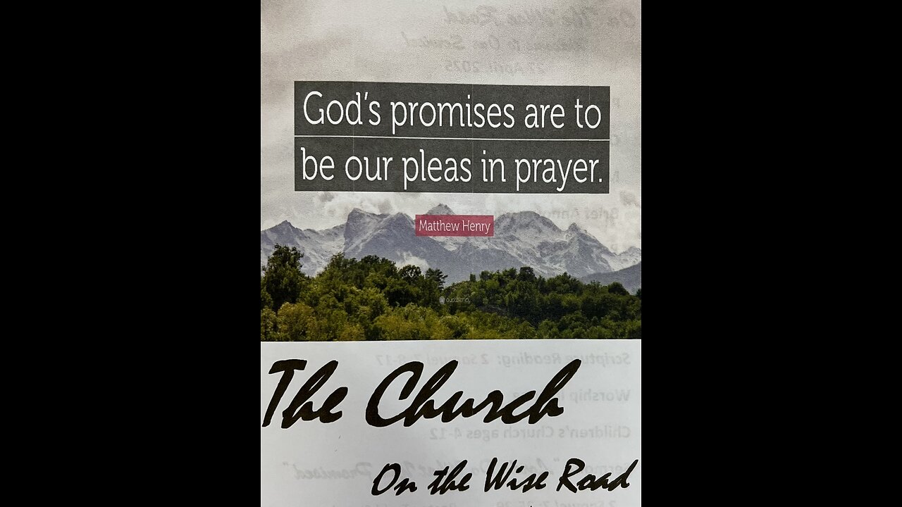 Lord. Do What You Promised