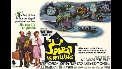 THE SPIRIT IS WILLING 1967 Bumbling Man & Family Rent a Haunted Seaside House FULL MOVIE HD & W/S