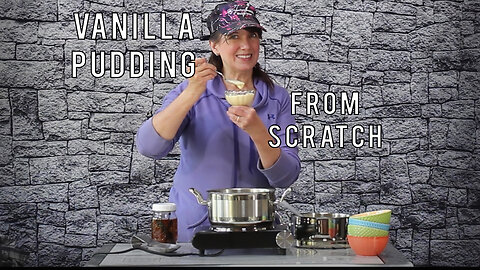 Real Homemade Vanilla Pudding with Goat's Milk at the Homestead | Simple 6-Ingredient Recipe