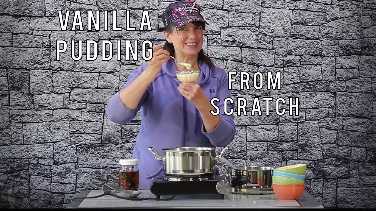 Real Homemade Vanilla Pudding with Goat's Milk at the Homestead | Simple 6-Ingredient Recipe