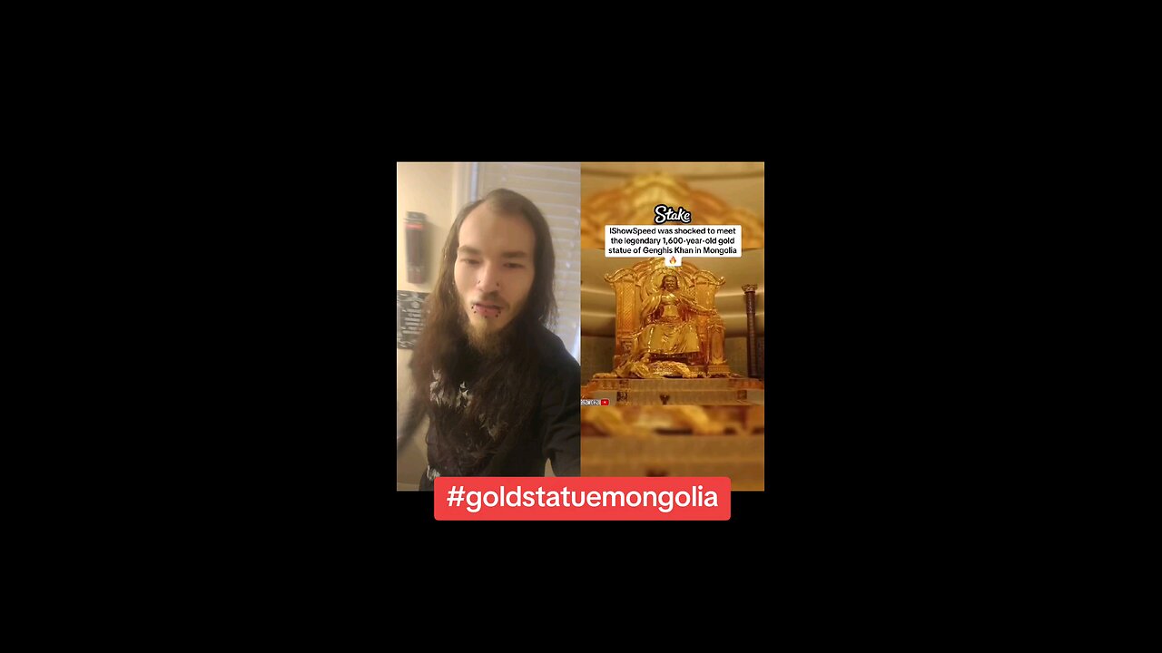 #ishowspeed #mongoliaspeed #goldstatueinmongolia #speedseesgoldstatue #statueinasia