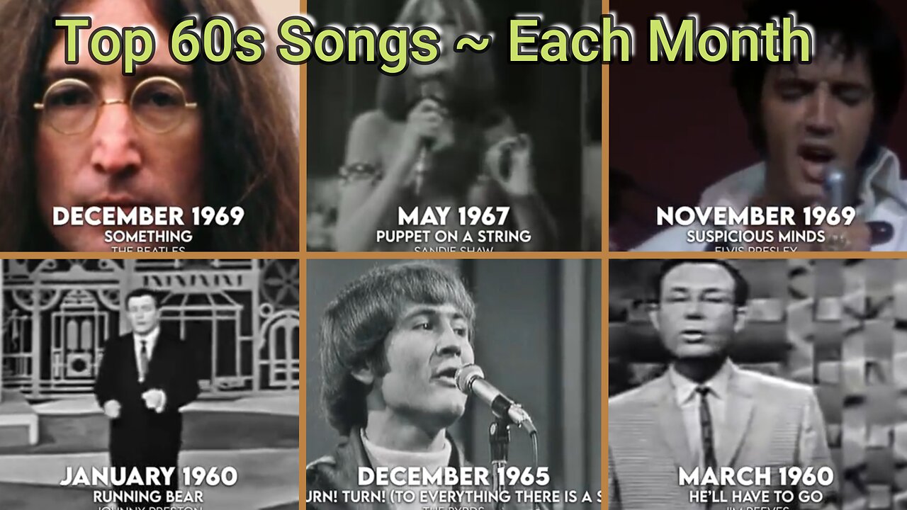 Every #1 Hit of the 1960s – Month by Month! | Most Popular Songs of the 60s
