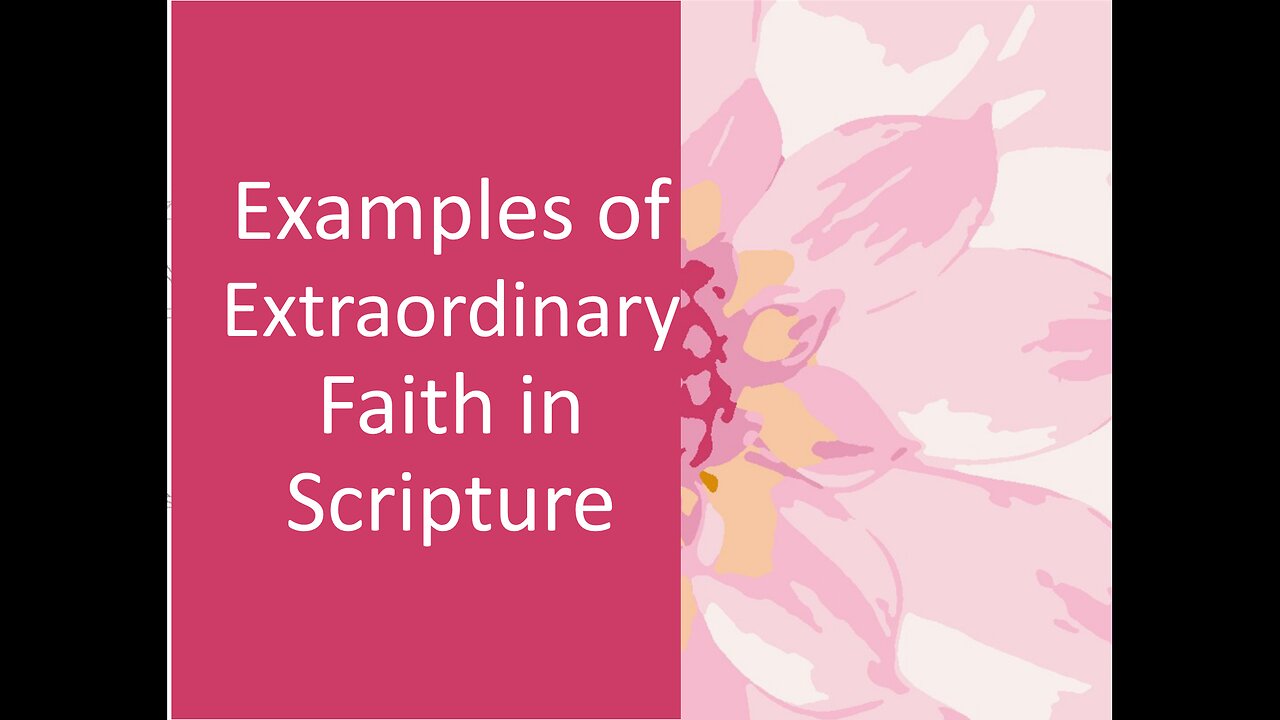 April 8 (Year 4) Examples of Extraordinary FAITH in the Bible - Tiffany Root & Kirk VandeGuchte
