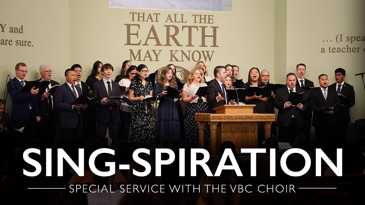 Sing-spiration Service with the VBC Choir | Pastor Roger Jimenez