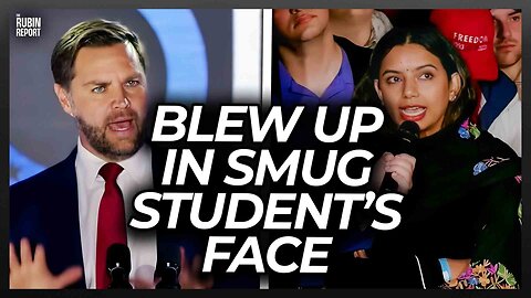 Smug Student Actually Thought She'd Outsmarted JD Vance, Until He Said This