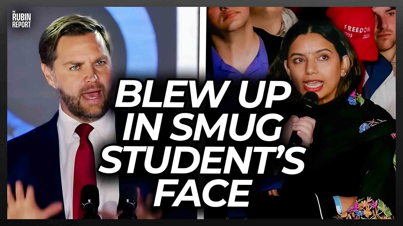 Smug Student Actually Thought She'd Outsmarted JD Vance, Until He Said This