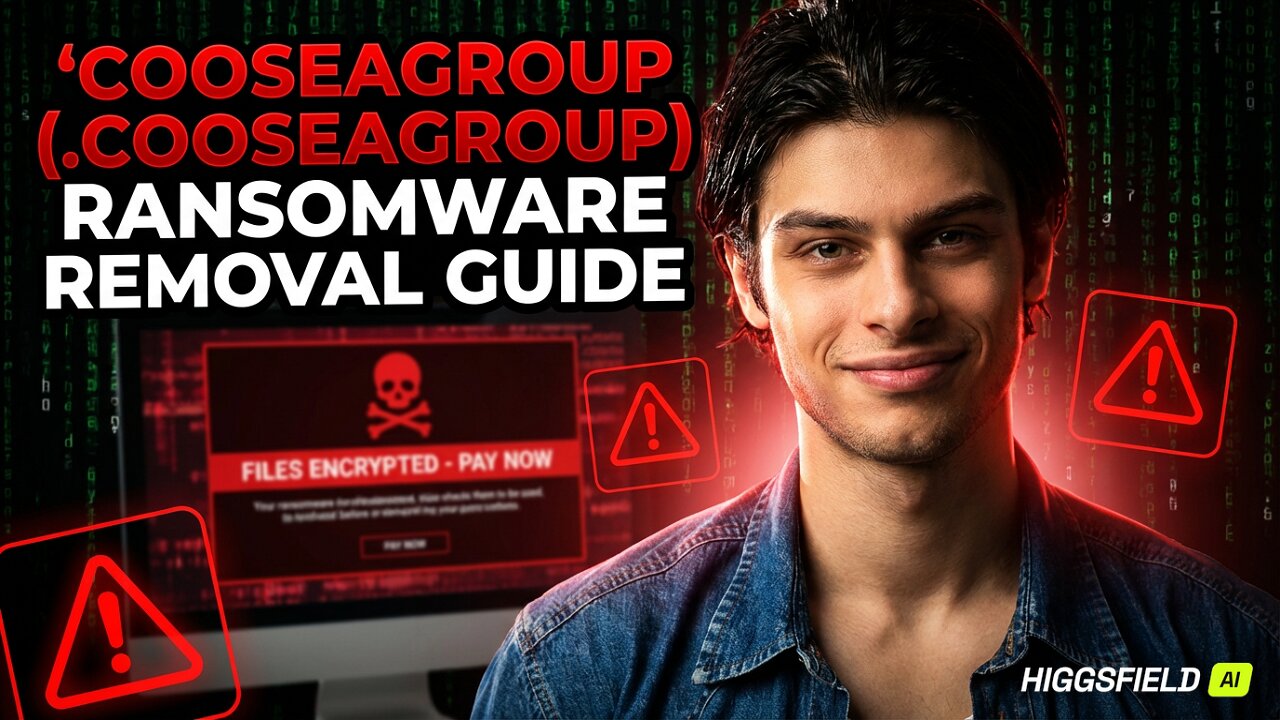 || SOLVED ✅🔘|| Cooseagroup (.Cooseagroup) ransomware Virus - removal and Decryption
