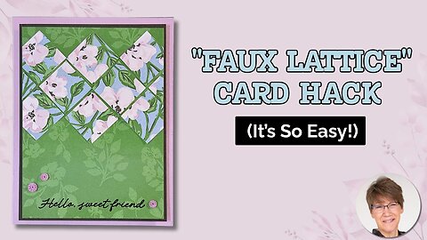 A Simple & Stunning Card Technique for Patterned Paper