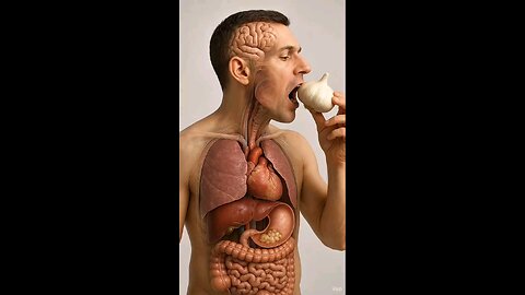 what happens while you eating Garlic in human body?