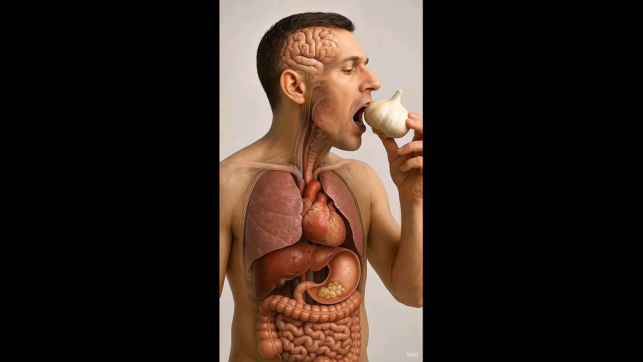 what happens while you eating Garlic in human body?