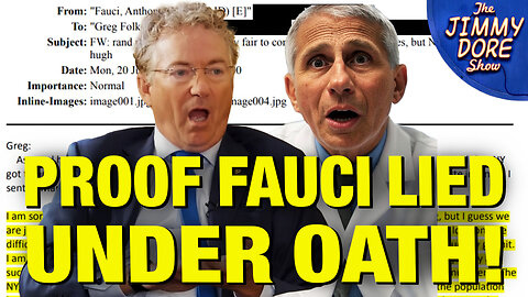 Rand Paul PROVES Fauci Lied Under Oath About Deleting Emails!