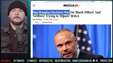 Dan Bongino IS BACK, Declares WAR On MAGA Grifters And Black Pillers