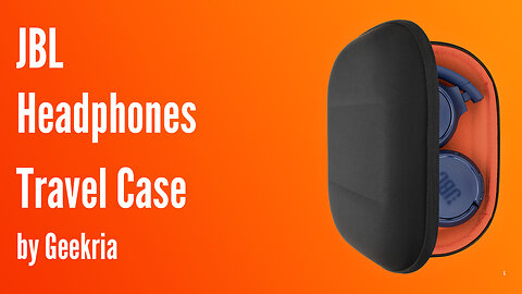 JBL On-Ear Headphones Travel Case, Hard Shell Headset Carrying Case | Geekria