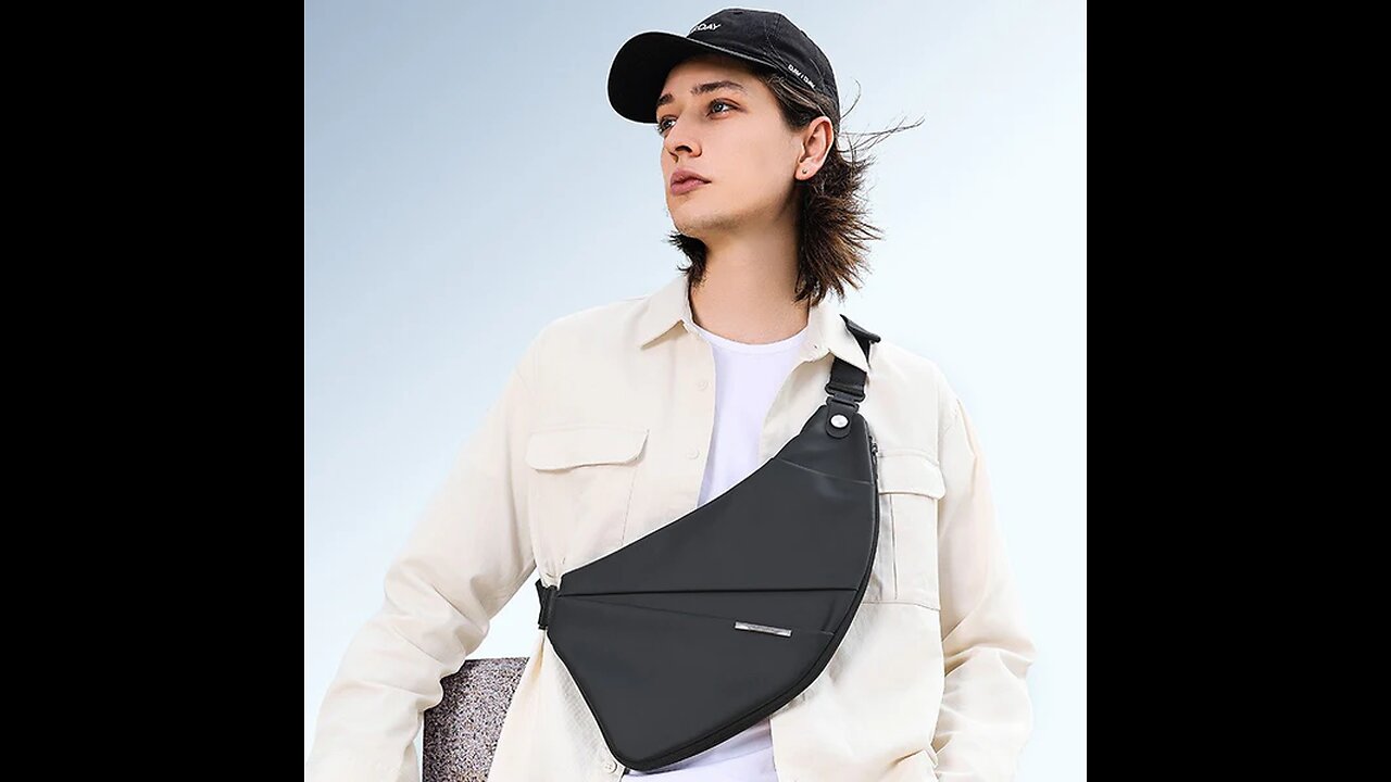 Multipurpose Waterproof Crossbody Sling Bag, for Travel, Hiking, Daypack