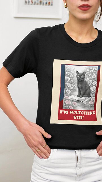 Cat Drawing Shirt