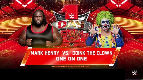 WWE 2k25 Mark Henry vs Doink the Clown