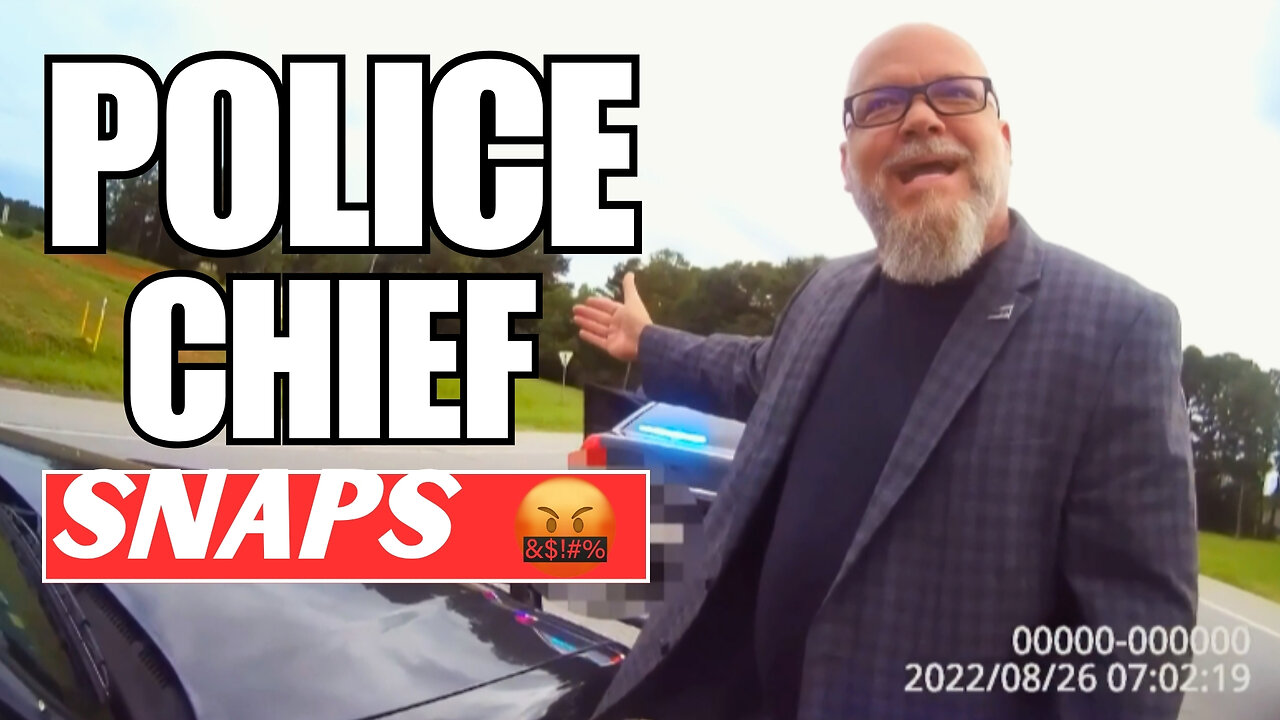Police Chief SNAPS on Camera ABUSING Power During Traffic Stop! 🚔