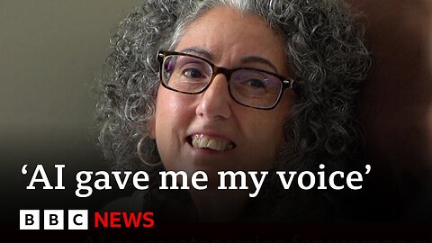 ‘Motor neurone disease left me without a voice but AI gave it back’ | BBC News